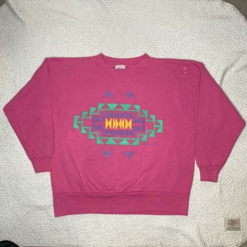 Vintage Sunbelt Pastel Sweatshirt: Size ONE SIZE